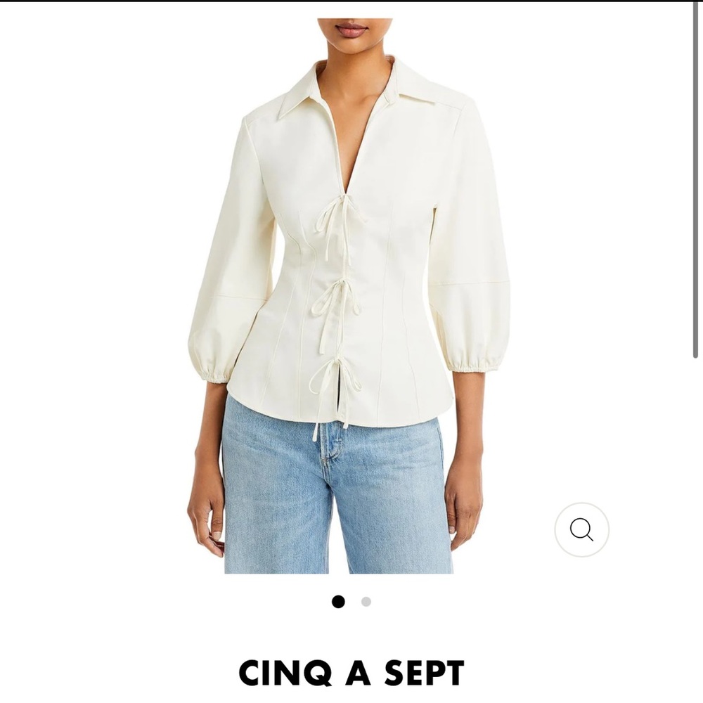 Cinq A Sept Brit Top Ivory